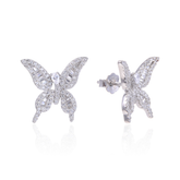 Baguette Butterfly Earrings